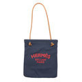 HERMES ALINE GROOMING BAG CANVAS/LEATHER NAVY/RED SHW