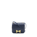 HERMES MINI CONSTANCE EVERCOLOUR BLUE NUIT GHW