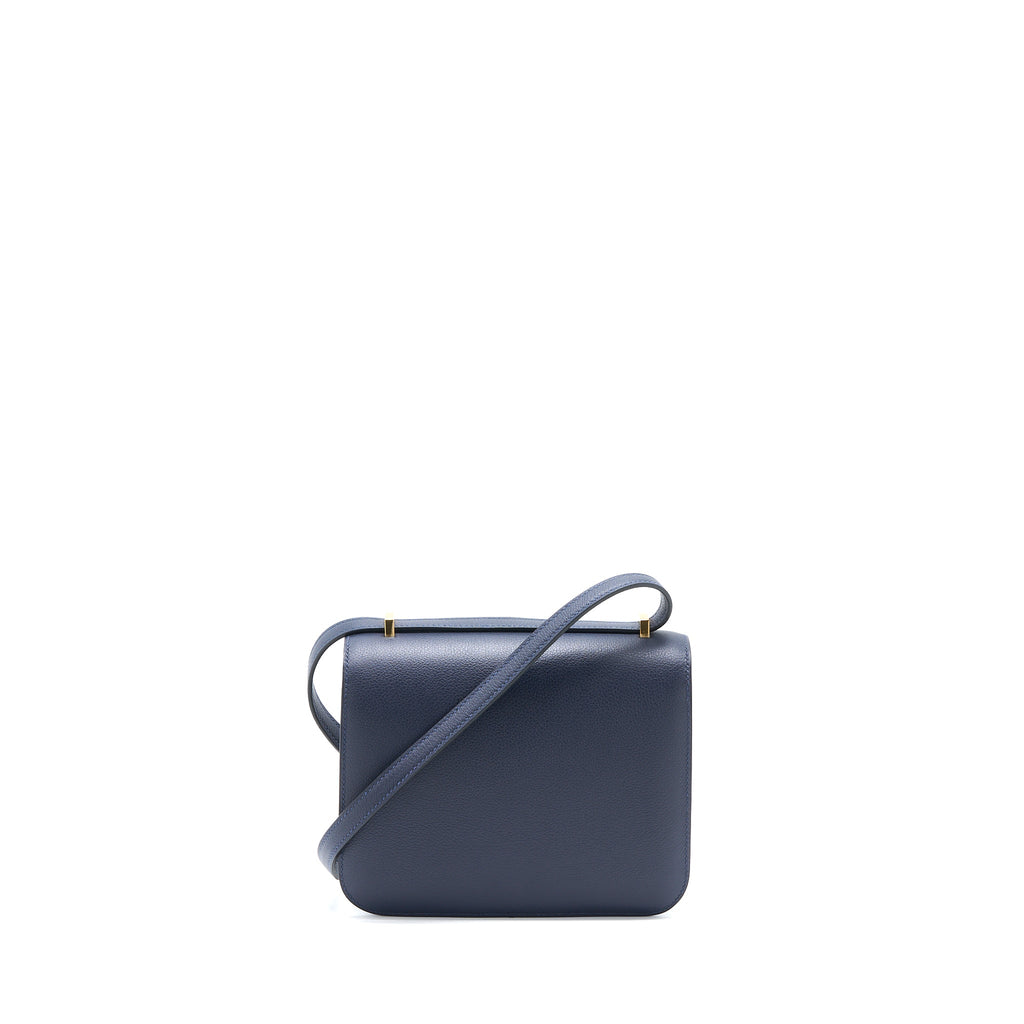 HERMES MINI CONSTANCE EVERCOLOUR BLUE NUIT GHW