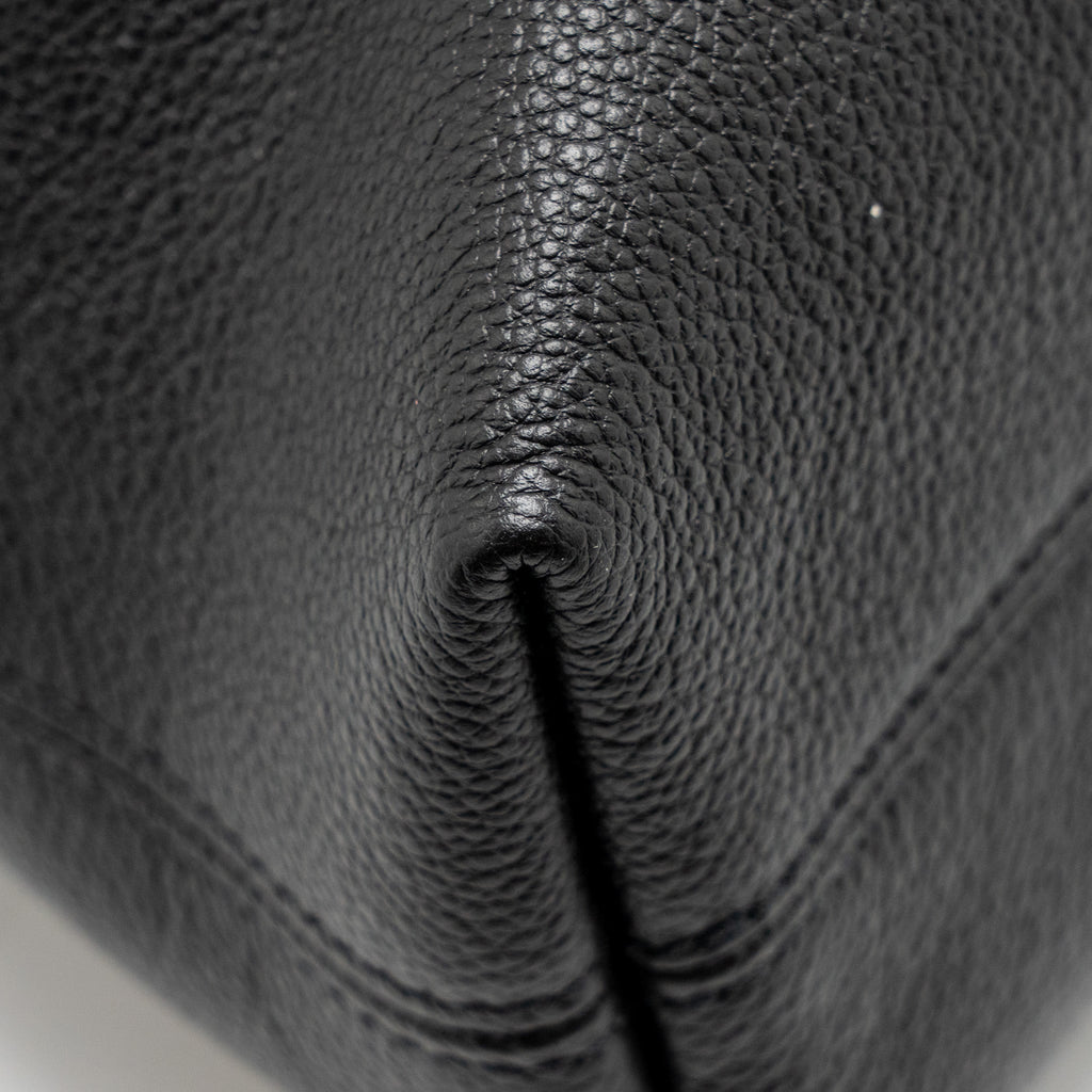 LOUIS VUITTON BUNDLE BAG MONOGRAM EMPREINTE LEATHER BLACK GHW