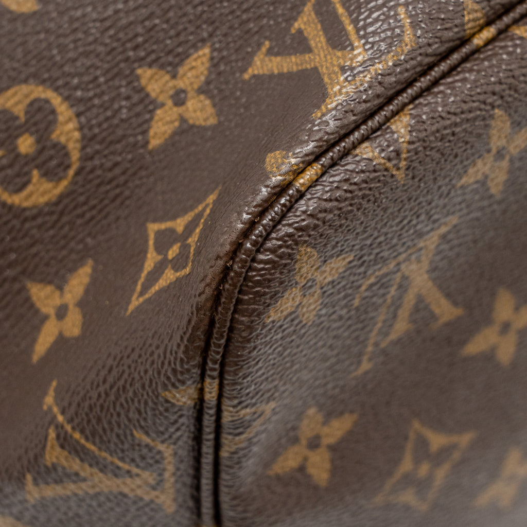 LOUIS VUITTON NEVERFULL MM MONOGRAM CANVAS GHW