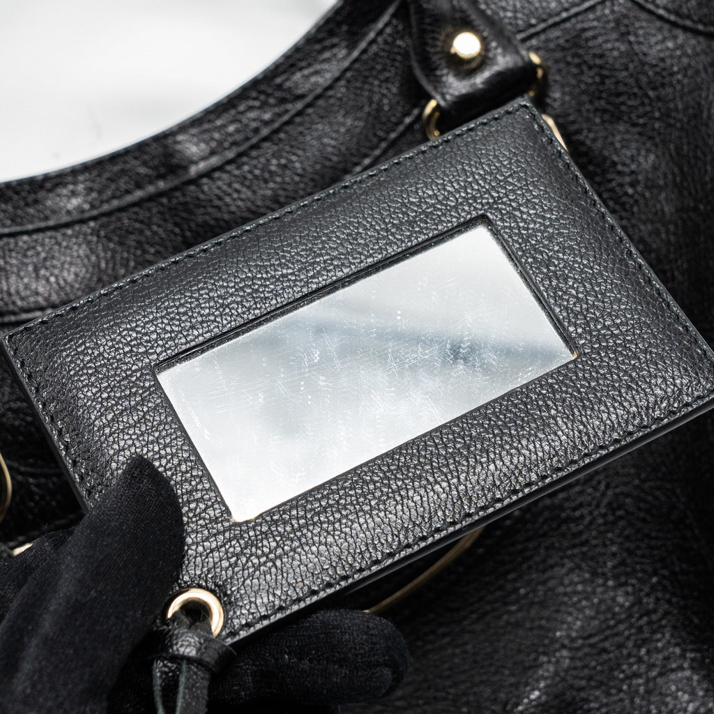 BALENCIAGA CLASSIC CITY BAG BLACK GHW