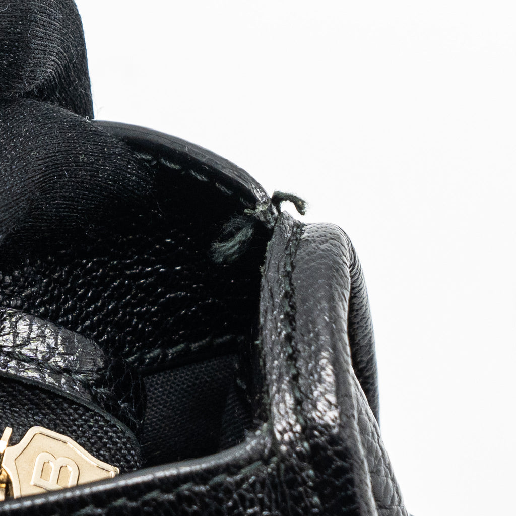 BALENCIAGA CLASSIC CITY BAG BLACK GHW