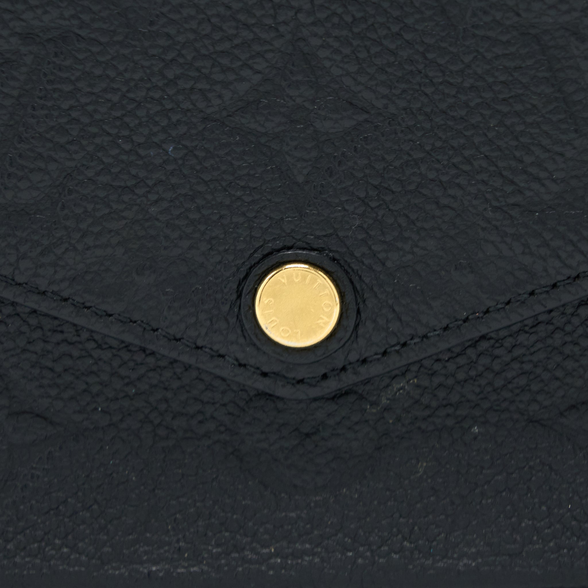 LOUIS VUITTON FELICIE POCHETTE MONOGRAM EMPREINTE BLACK GHW