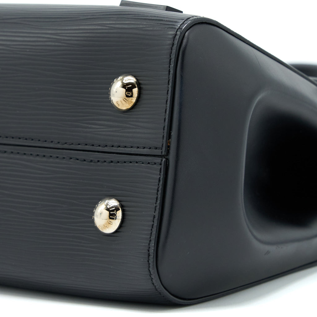 LOUIS VUITTON CLUNY MM EPI BLACK SHW WITH INITIAL S.S