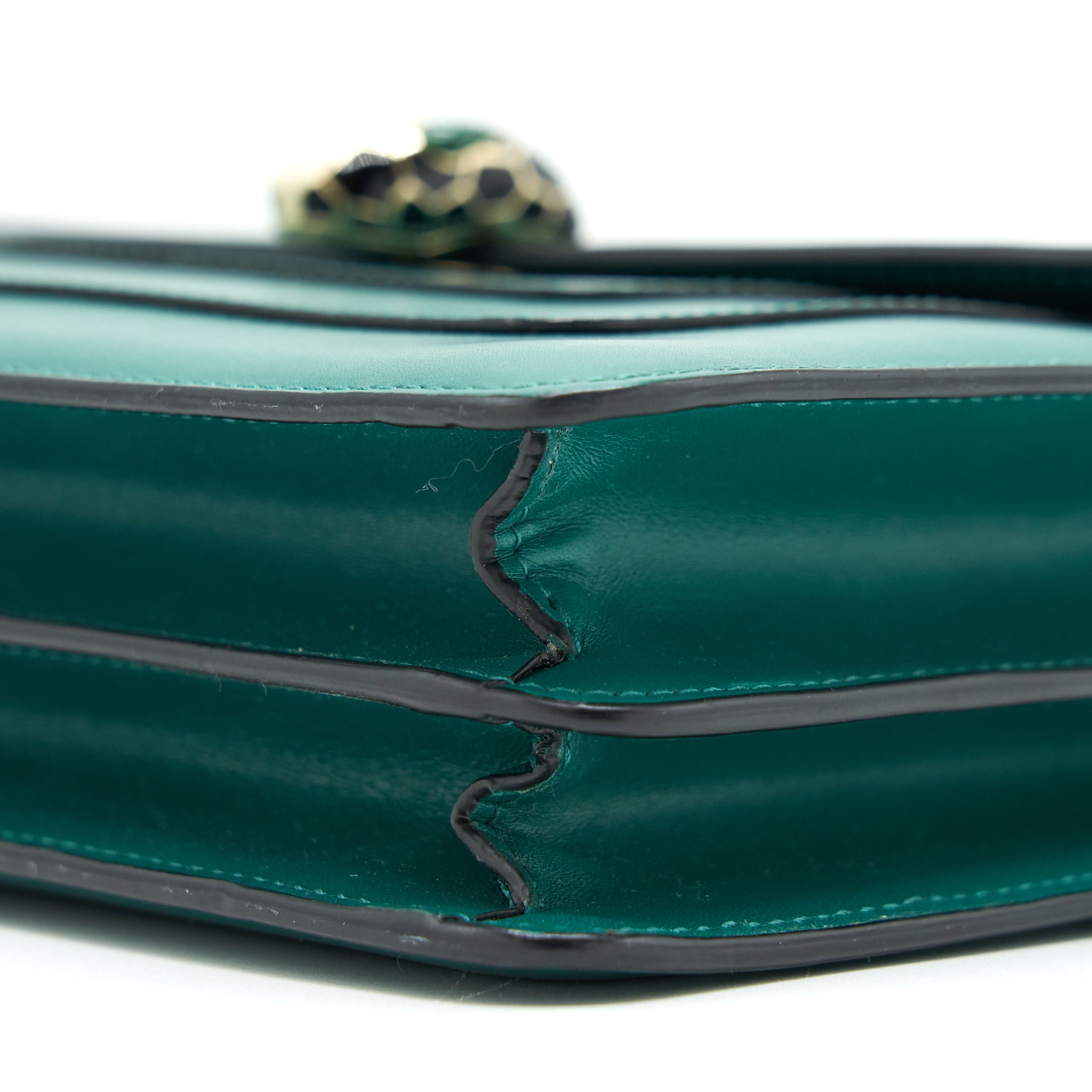 BVLGARI SERPENTI SHOULDER BAG GREEN