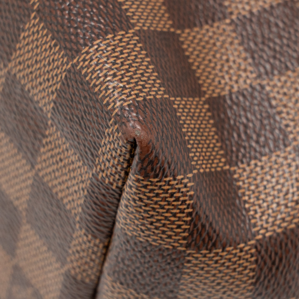 LOUIS VUITTON CLAPTON BACKPACK DAMIER EBENE/LIGHT PINK GHW