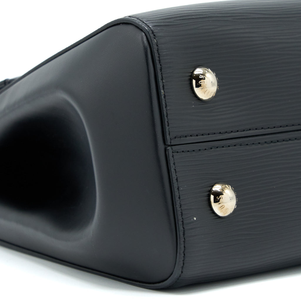 LOUIS VUITTON CLUNY MM EPI BLACK SHW WITH INITIAL S.S
