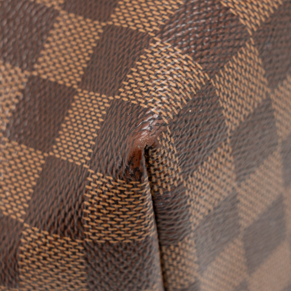 LOUIS VUITTON CLAPTON BACKPACK DAMIER EBENE/LIGHT PINK GHW