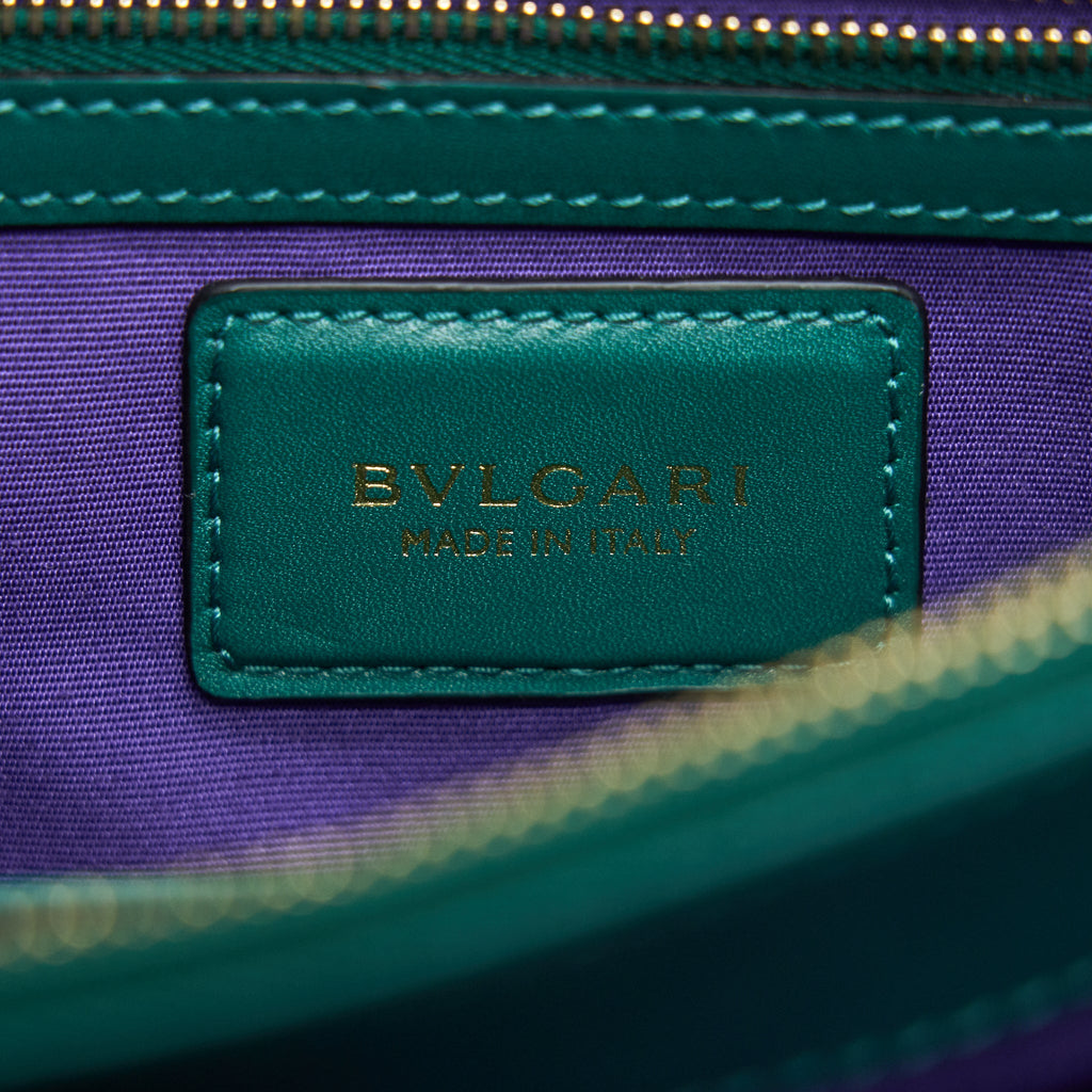 BVLGARI SERPENTI SHOULDER BAG GREEN