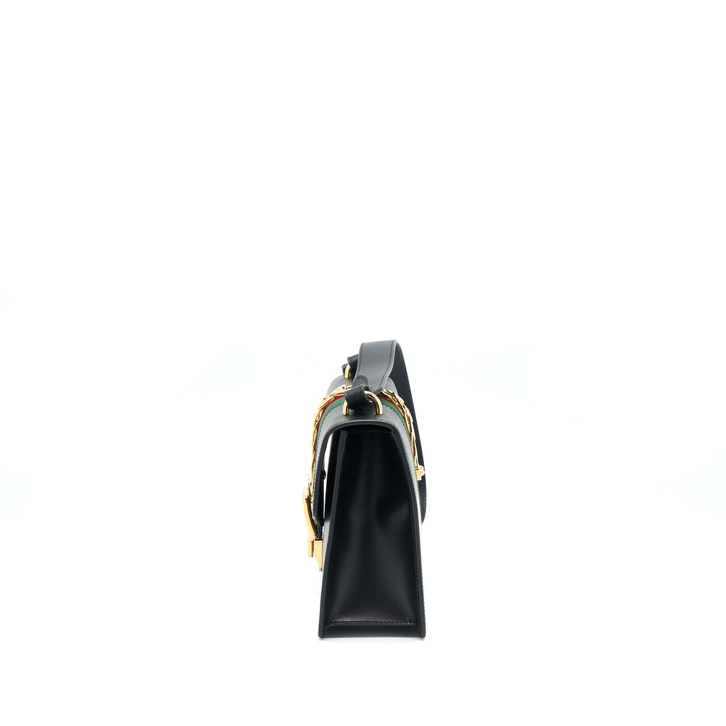 GUCCI SYLVIE BAG BLACK GHW