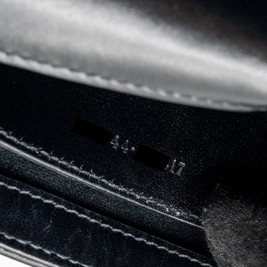 GUCCI MINI MARMONT CALFSKIN BLACK WITH BLACK HARDWARE