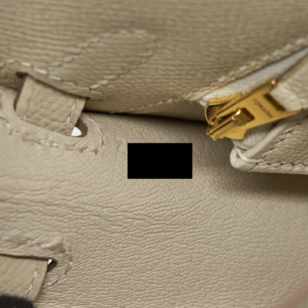 HERMES KELLY 25 EPSOM LEATHER 10 CRAIE GHW