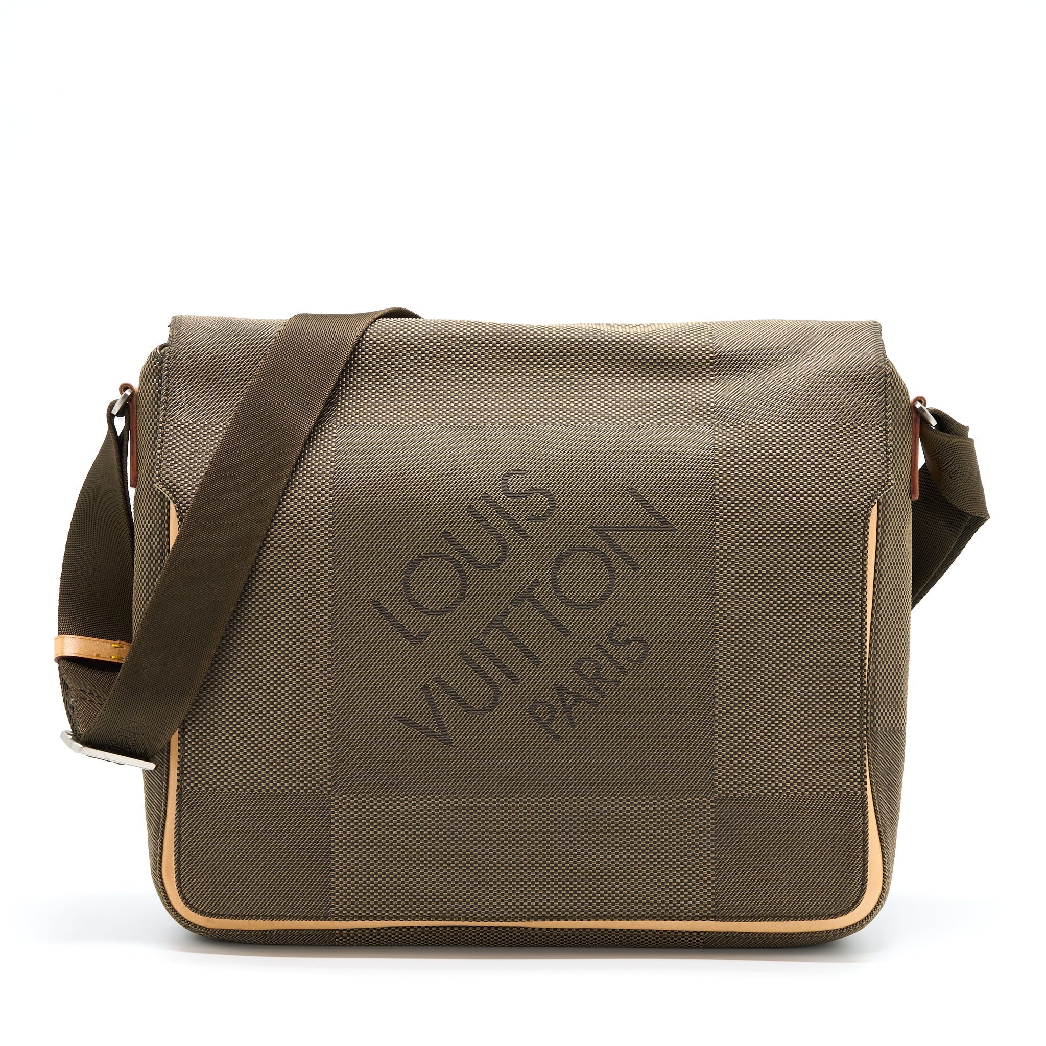 LOUIS VUITTON MESSENGER BAG FABRIC/BEIGE LEATHER MULTICOLOUR GHW