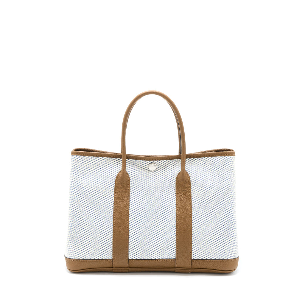 HERMES GARDEN PARTY 30 NEGONDA/CANVAS BLEU BILL/ALEZAN SHW