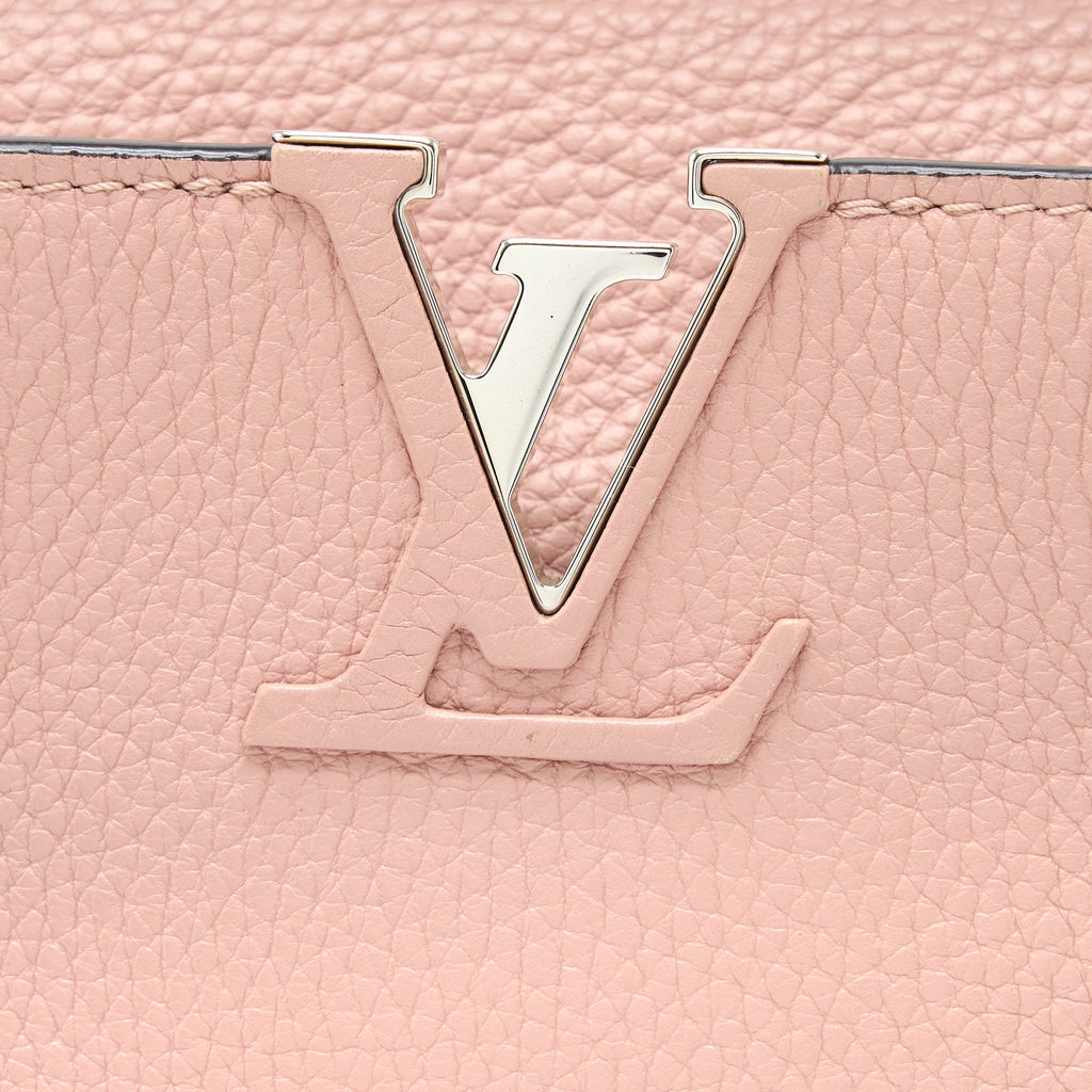 LOUIS VUITTON CAPUCINES BB TAURILLON PINK SHW