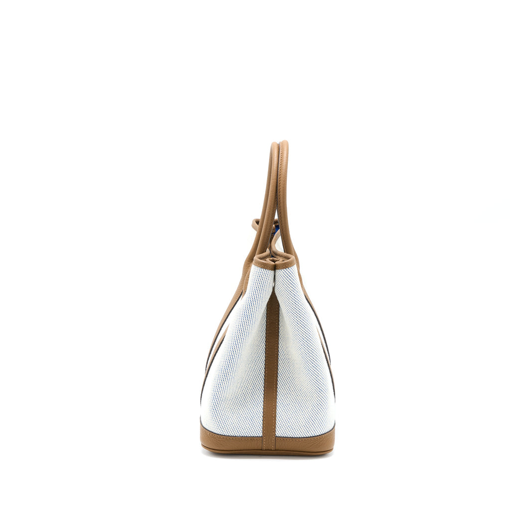HERMES GARDEN PARTY 30 NEGONDA/CANVAS BLEU BILL/ALEZAN SHW