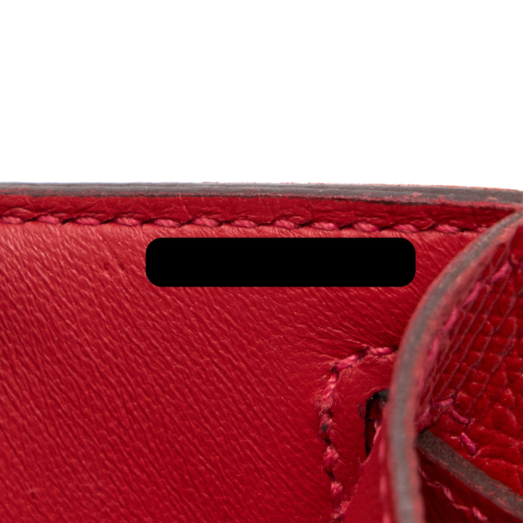 HERMES KELLY POCHETTE EPSOM Q5 ROUGE CASAQUE SHW