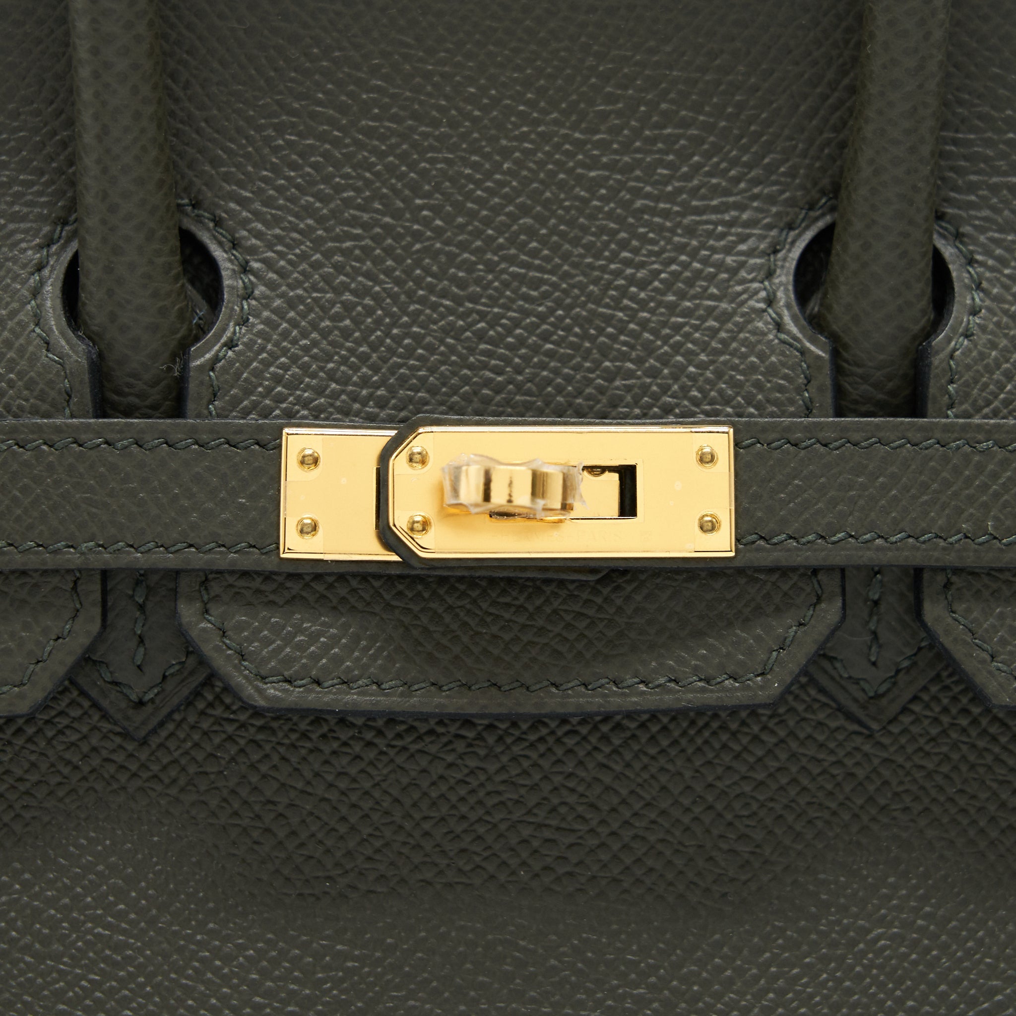 HERMES BIRKIN 25 C6 VERT DE GRIS EPSOM LEATHER GHW
