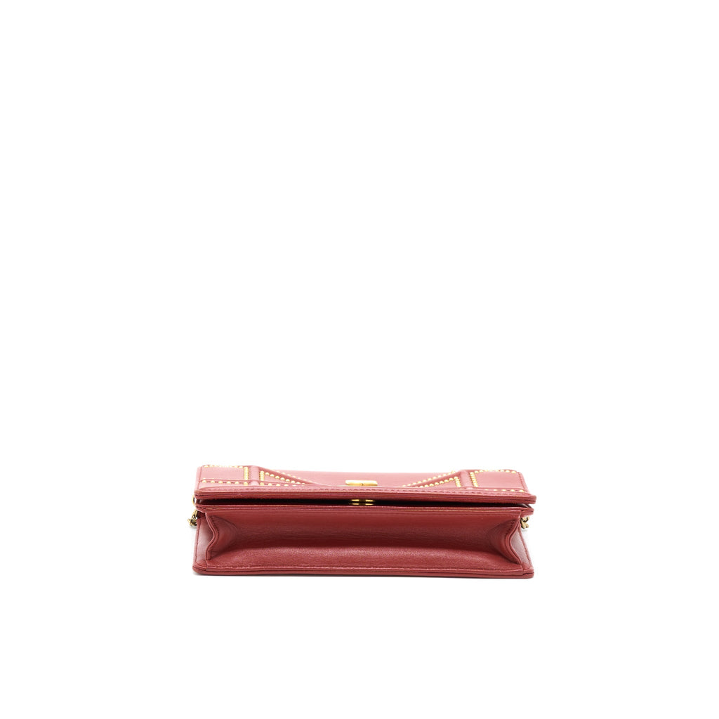 DIOR DIORAMA CROSSBODY BAG WITH HANDLE RED GHW