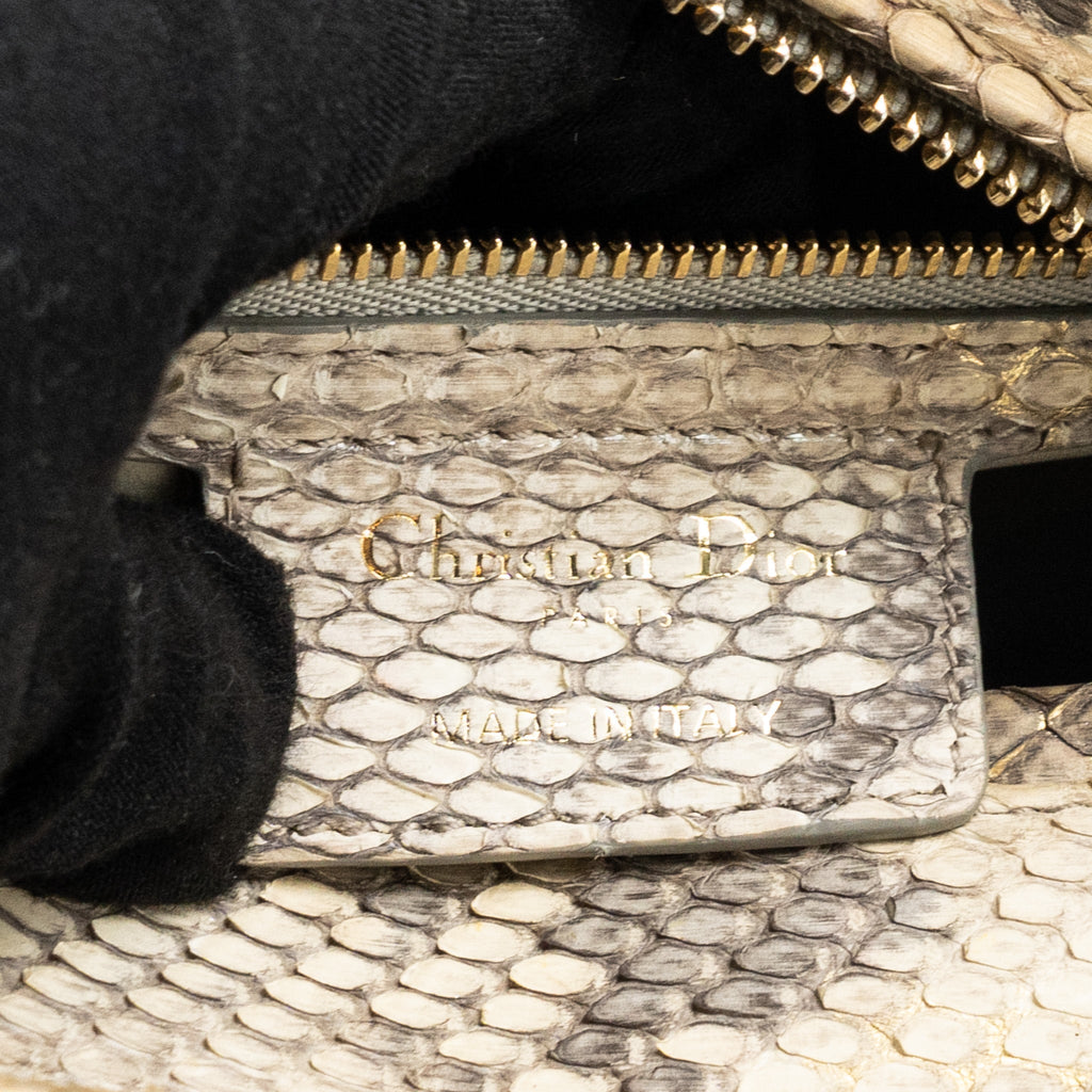 DIOR MEDIUM LADY DIOR PYTHON MULTICOLOUR LGHW
