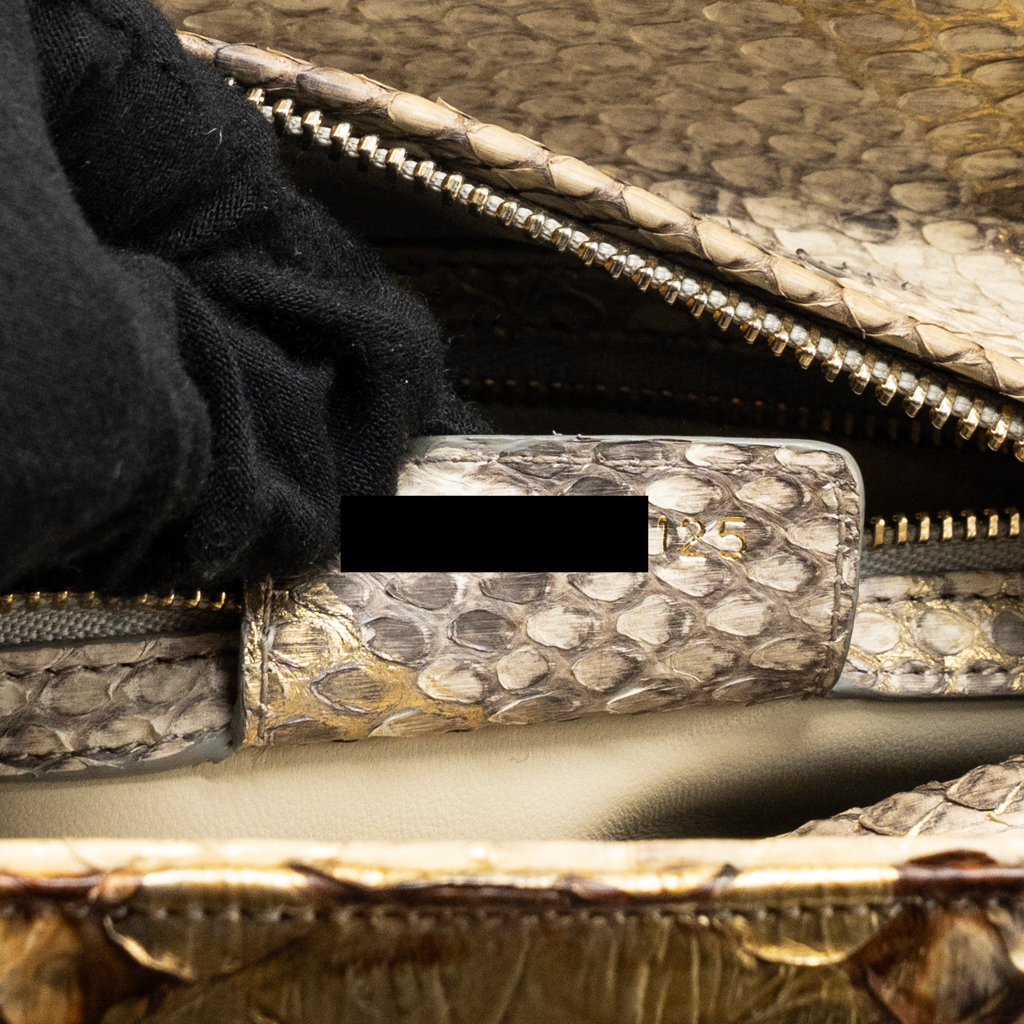 DIOR MEDIUM LADY DIOR PYTHON MULTICOLOUR LGHW
