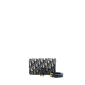 DIOR SADDLE BELT POUCH OBLIQUE BLUE GHW