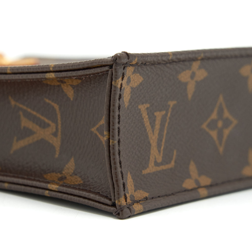 LOUIS VUITTON PETIT SAC PLAT MONOGRAM CANVAS GHW