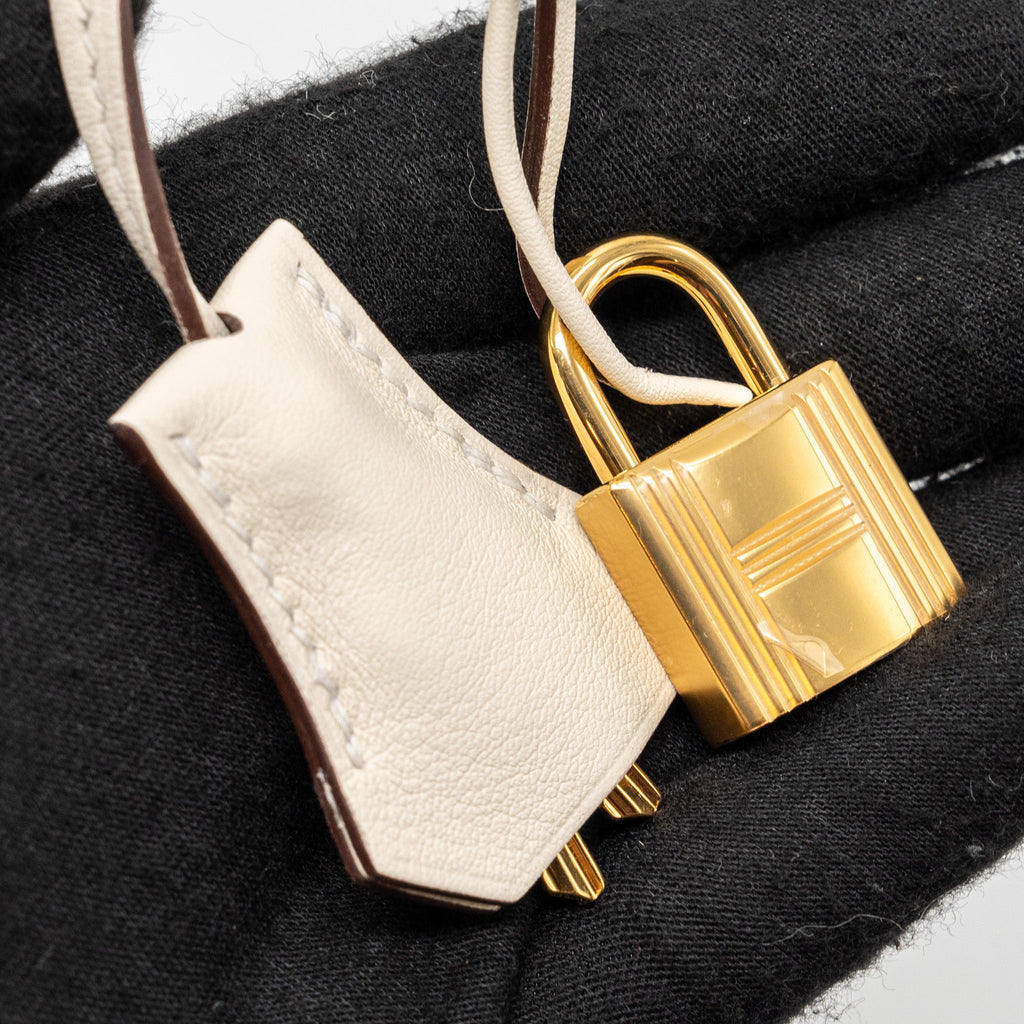 HERMES BIRKIN 25 NATA SWIFT GHW