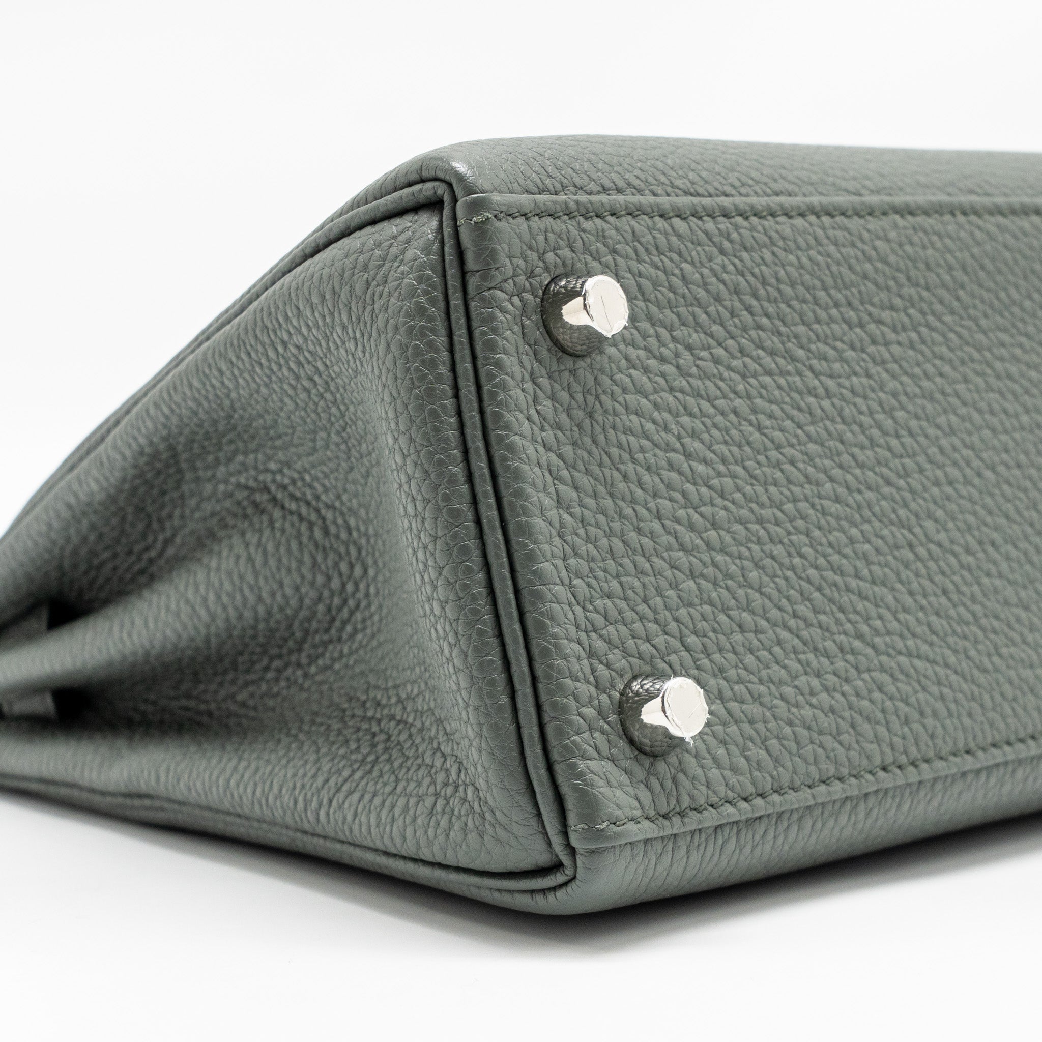HERMES KELLY 25 TOGO VERT AMANDE SHW