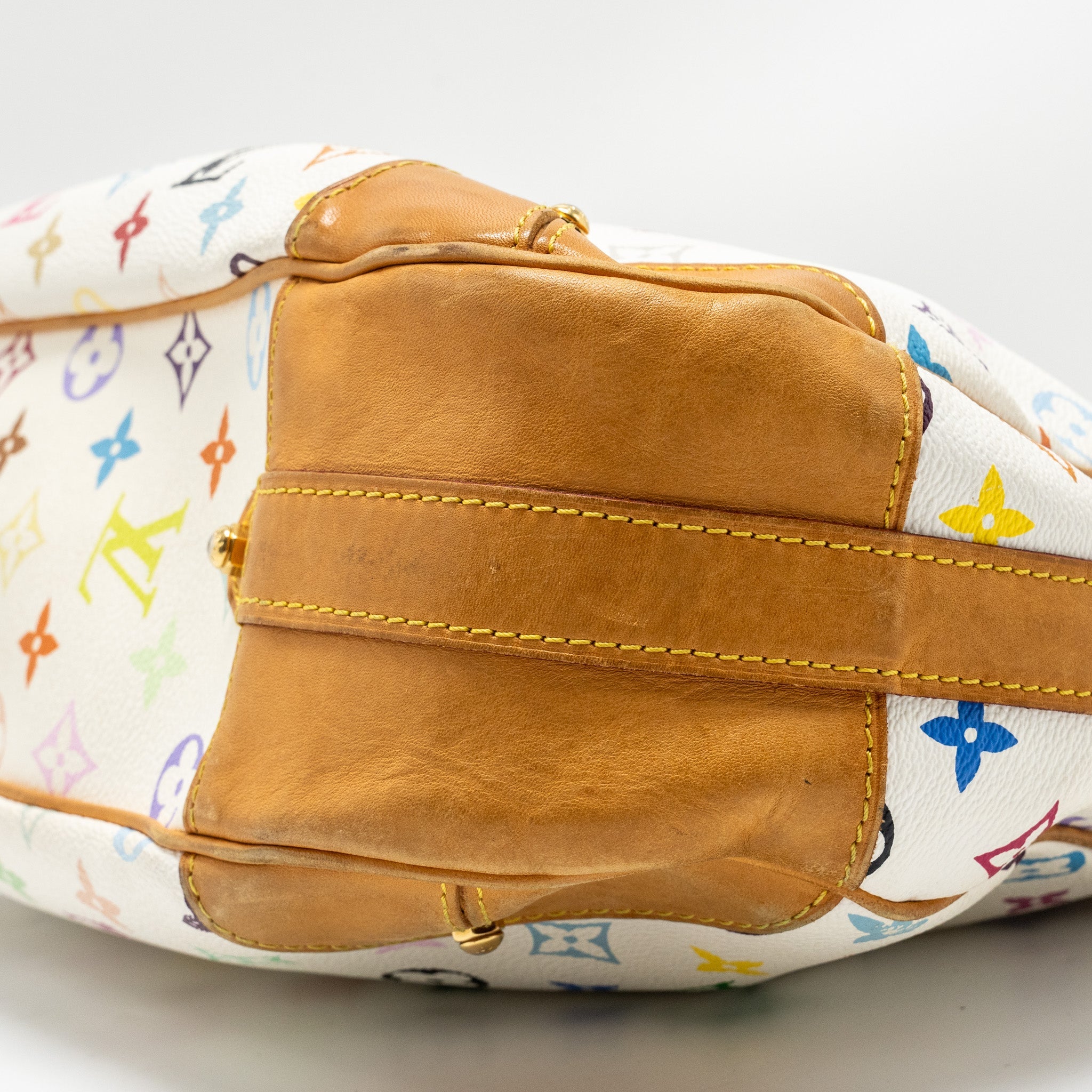 LOUIS VUITTON MURAKAMI GRETA BAG MONOGRAM CANVAS WHITE/MULTICOLOUR GHW