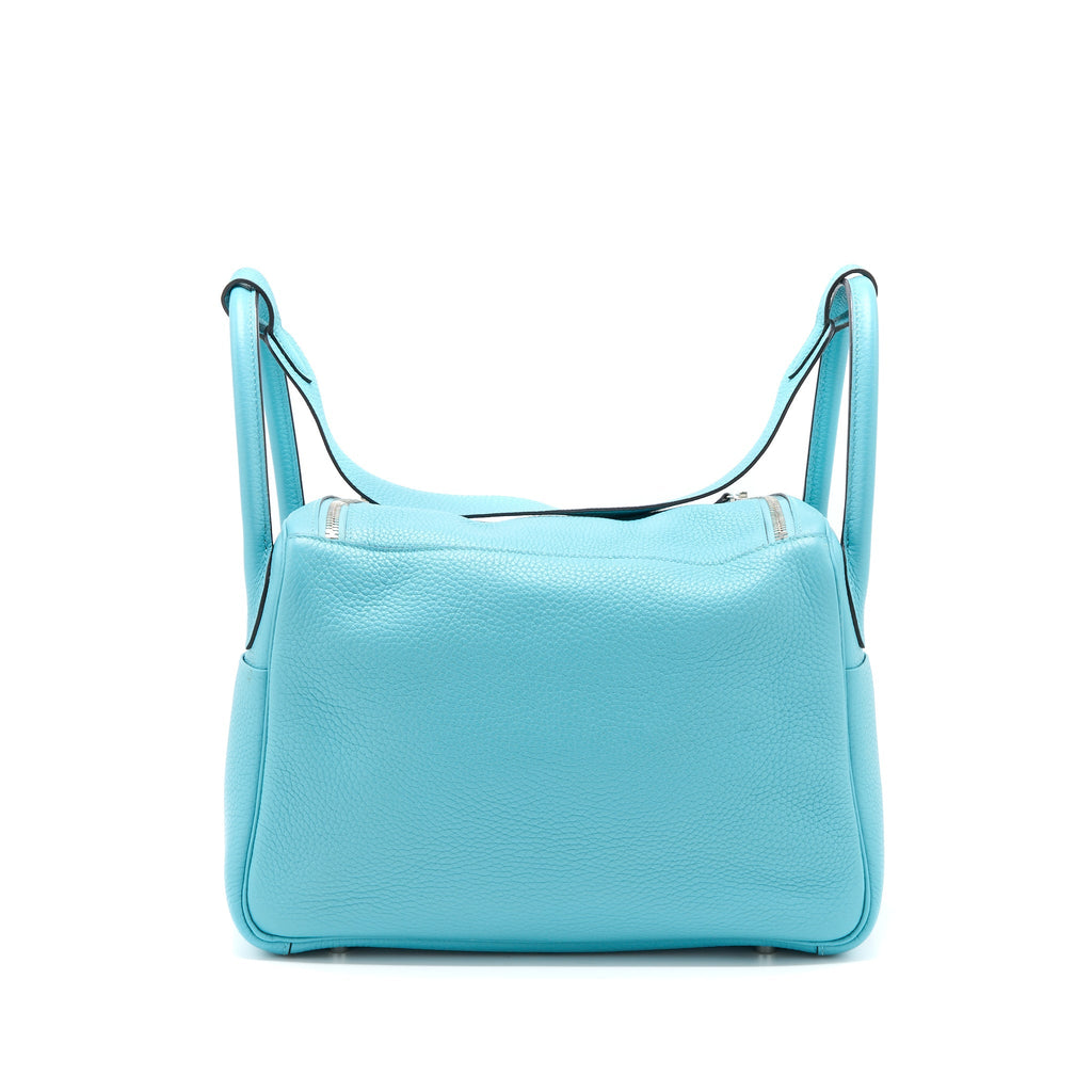 HERMES LINDY 30 CLEMENCE 3Z BLUE SAINT CYR SHW