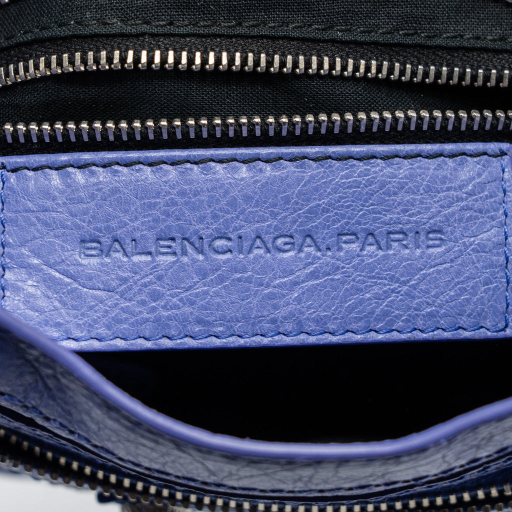 BALENCIAGA MINI CITY BAG LIGHT PURPLE SHW