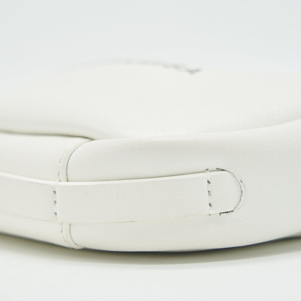 BALENCIAGA MINI CAMERA CROSSBODY BAG WHITE