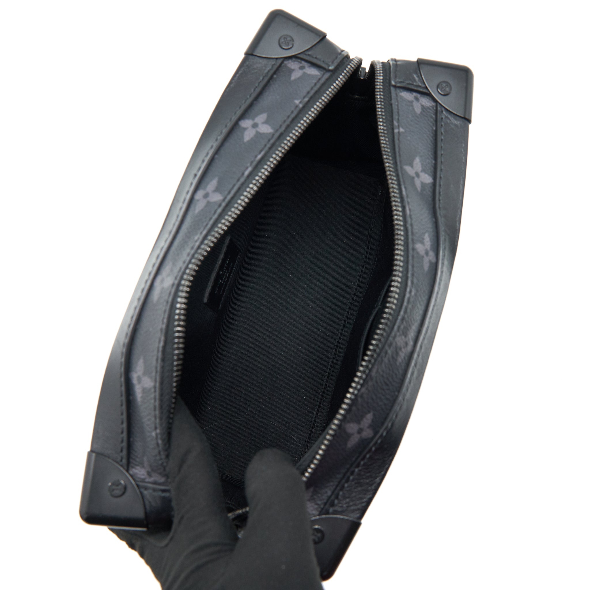 LOUIS VUITTON SOFT TRUNK BLACK MONOGRAM M44730