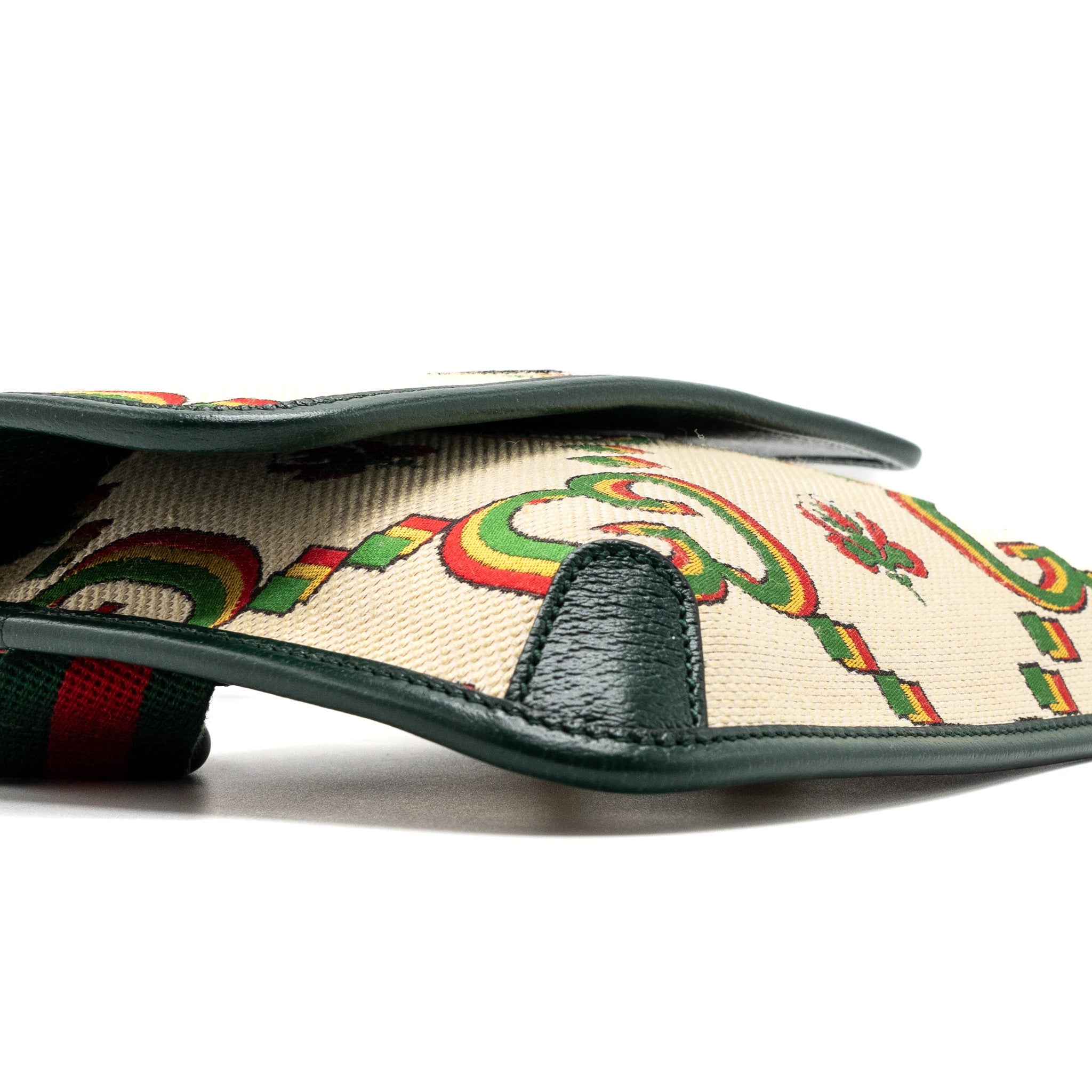 GUCCI BELT BAG CANVAS MULTICOLOUR GHW