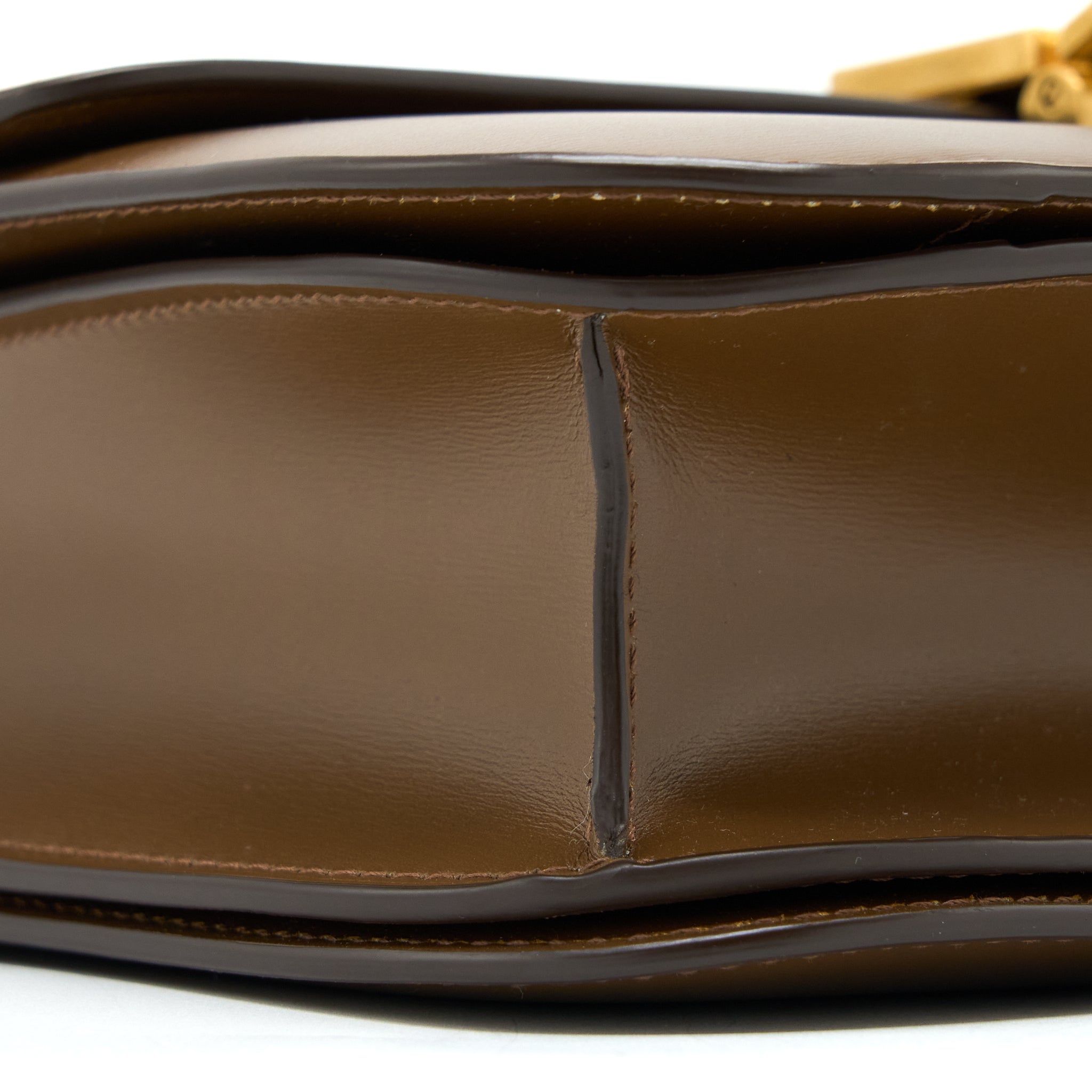 CELINE MEDIUM CLASSIC BOX BAG CALFSKIN CARAMEL BRUSHED GHW