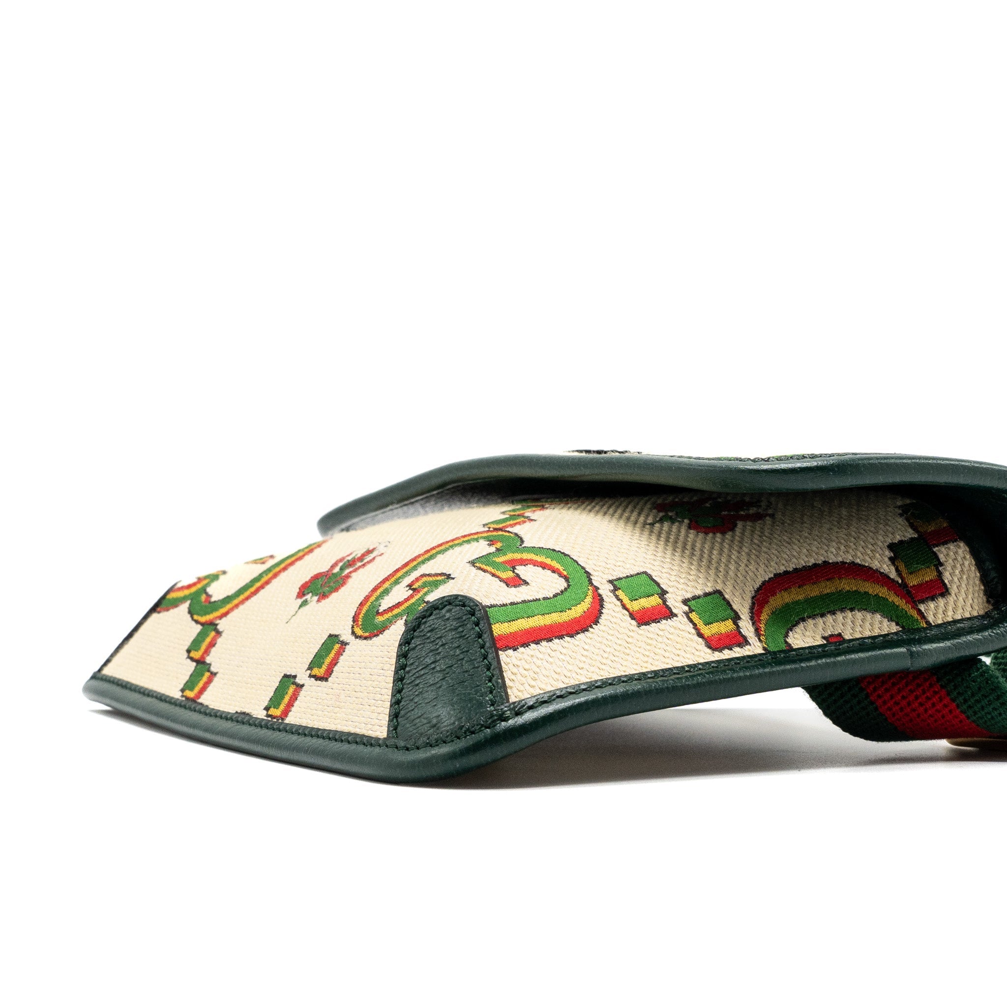 GUCCI BELT BAG CANVAS MULTICOLOUR GHW