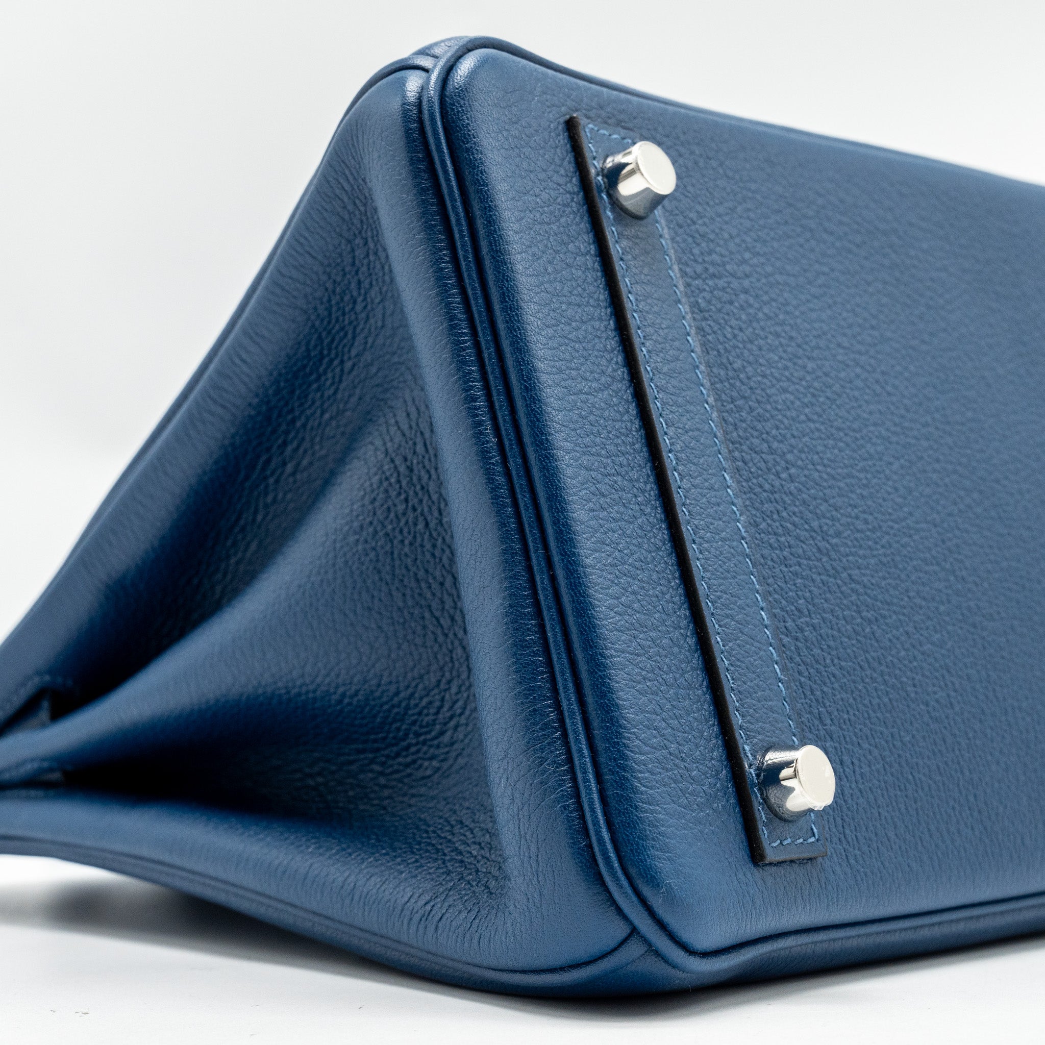 HERMES BIRKIN 30 TAURILLON NOVELLO S4 DEEP BLUE SHW