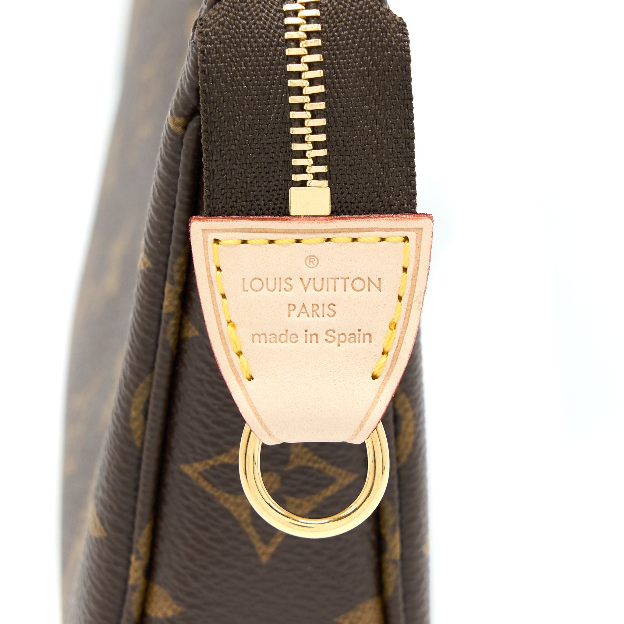 LOUIS VUITTON POCHETTE ACCESSORIES MONOGRAM CANVAS GHW