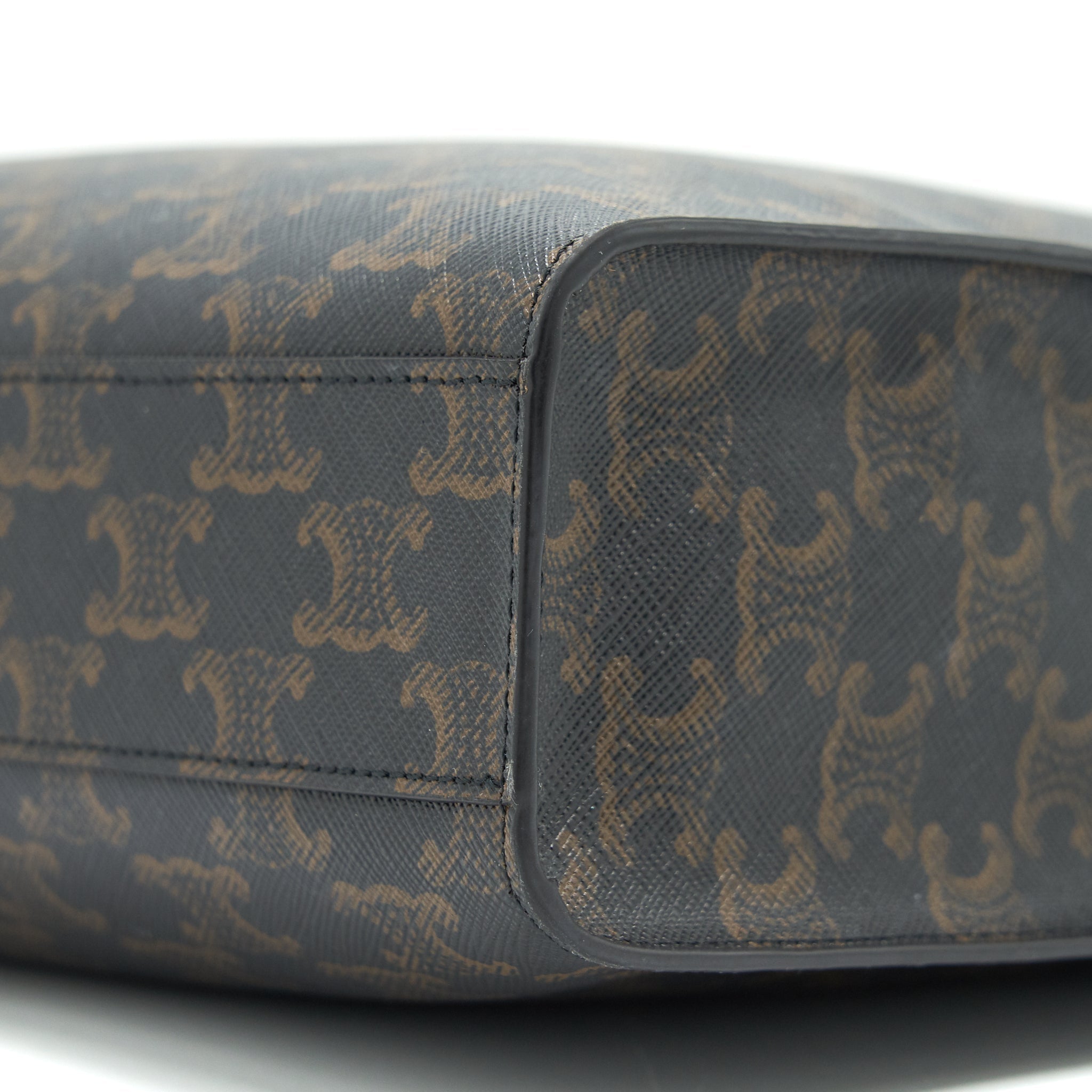 CELINE SMALL VERTICAL CABAS IN TRIOMPHE CANVAS