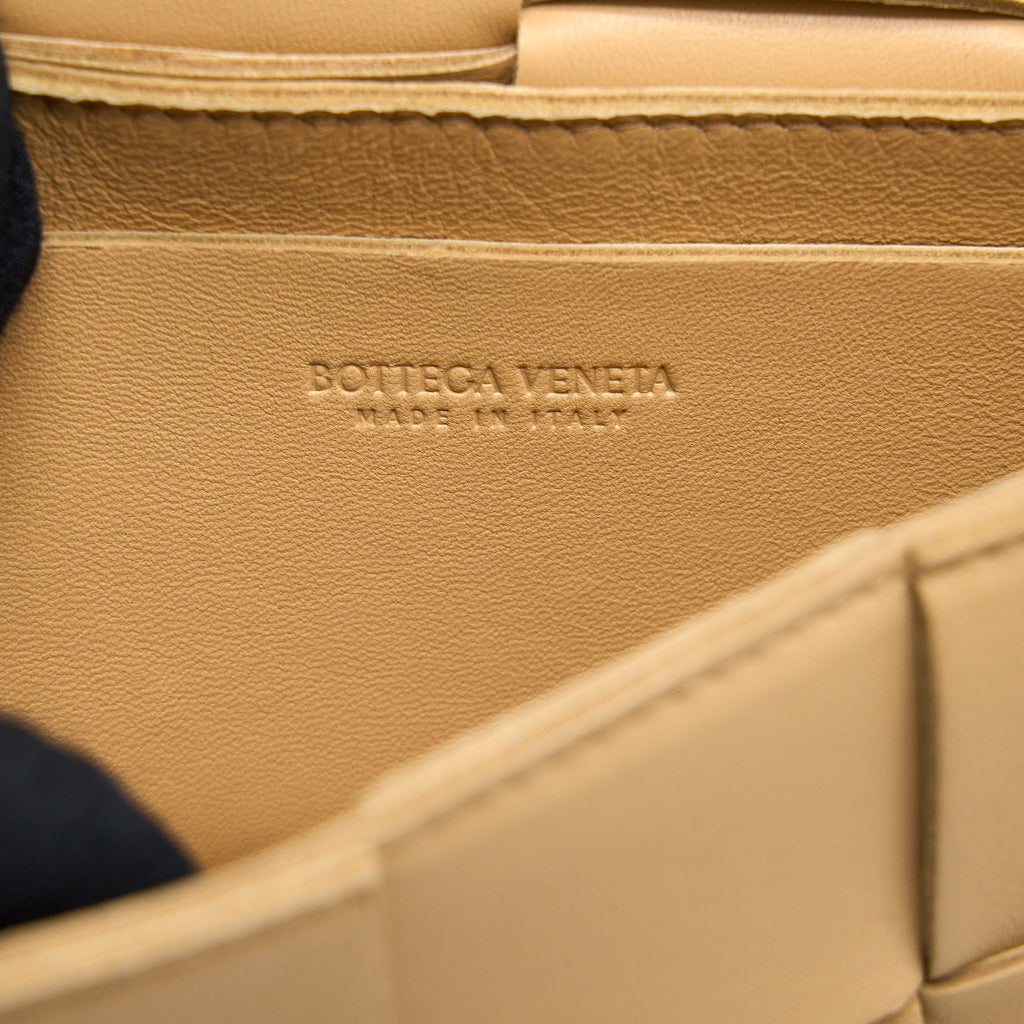 BOTTEGA VENETA CASSETTE BELT BAG ALMOND