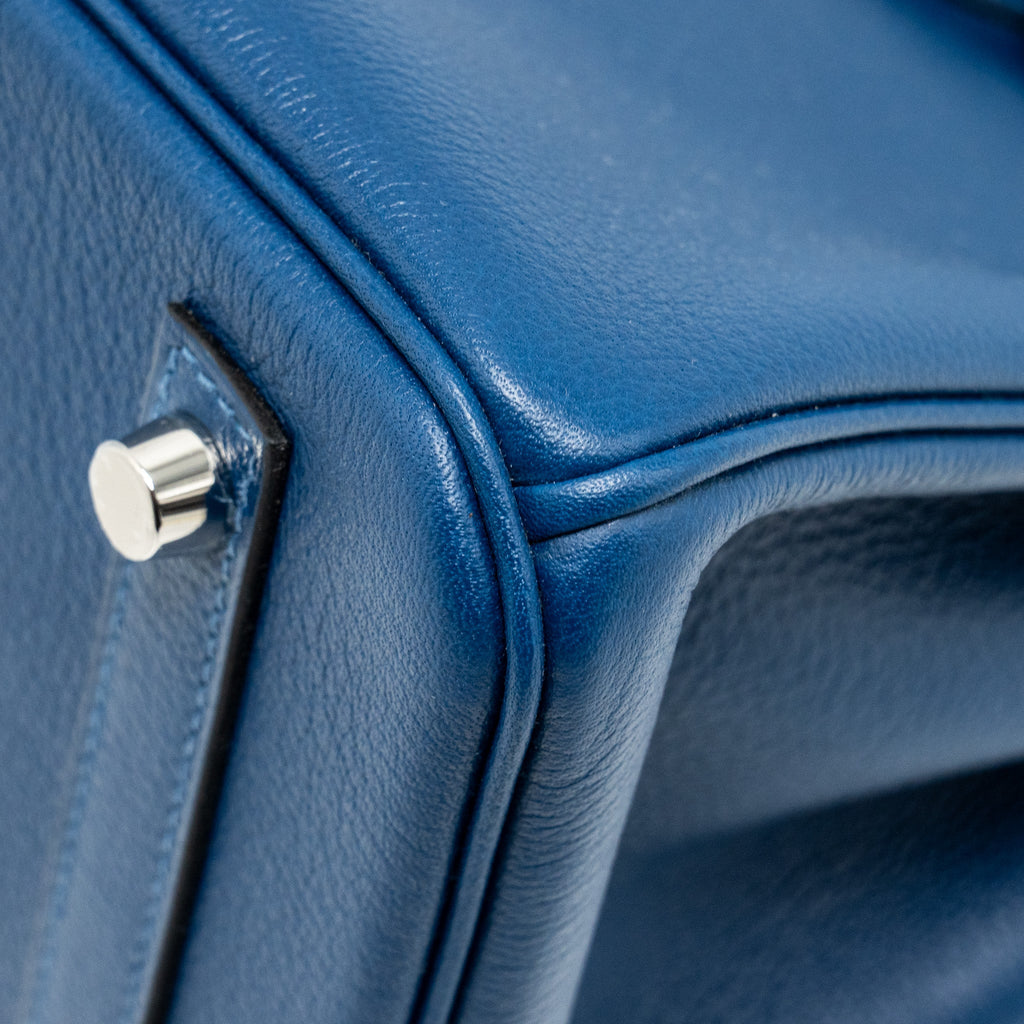 HERMES BIRKIN 30 TAURILLON NOVELLO S4 DEEP BLUE SHW