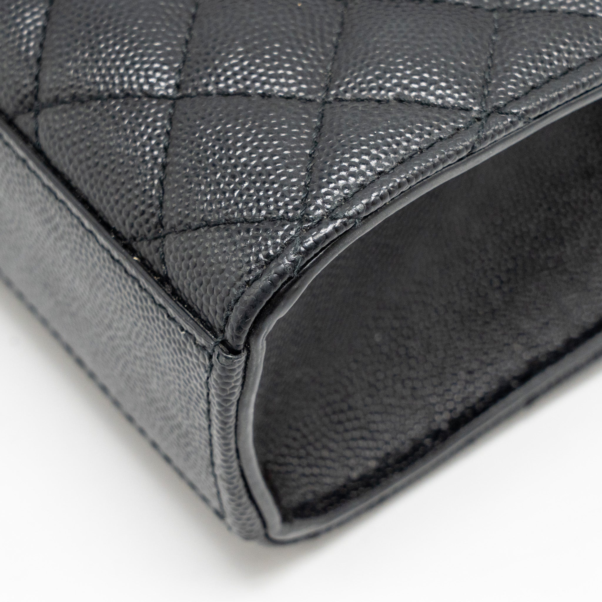 SAINT LAURENT/YSL MEDIUM ENVELOPE BAG CALFSKIN BLACK GHW