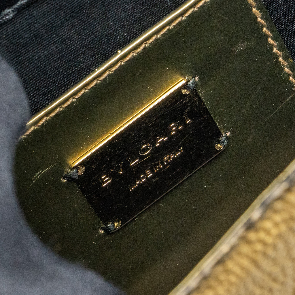BVLGARI SERPENTI FOREVER CROSSBODY BAG STINGRAY LEATHER GOLD LGHW