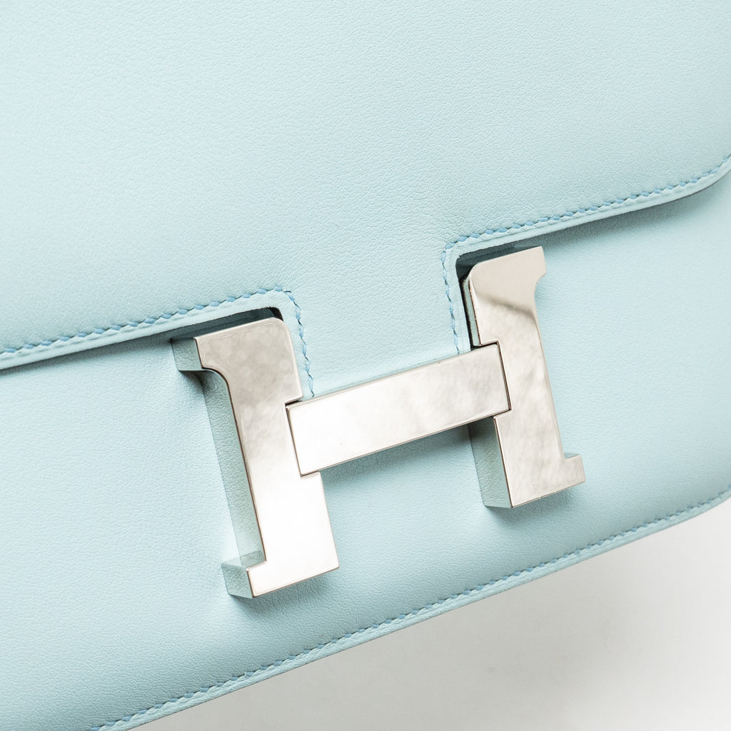 HERMES MINI CONSTANCE SWIFT BLUE ZEPHYR/CACTUS SHW