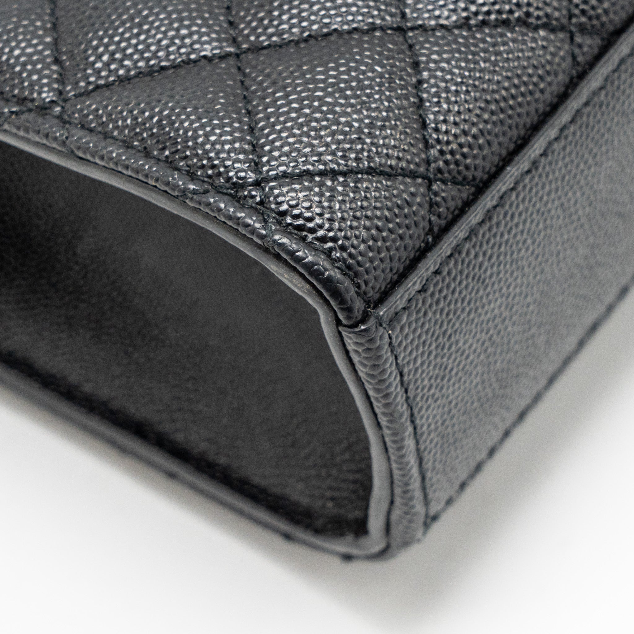 SAINT LAURENT/YSL MEDIUM ENVELOPE BAG CALFSKIN BLACK GHW
