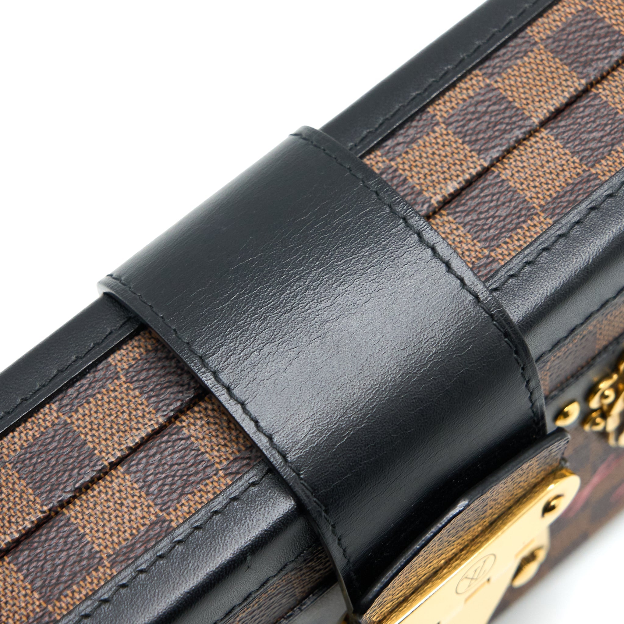 LOUIS VUITTON PETITE MALLE DAMIER EBENE CANVAS GHW