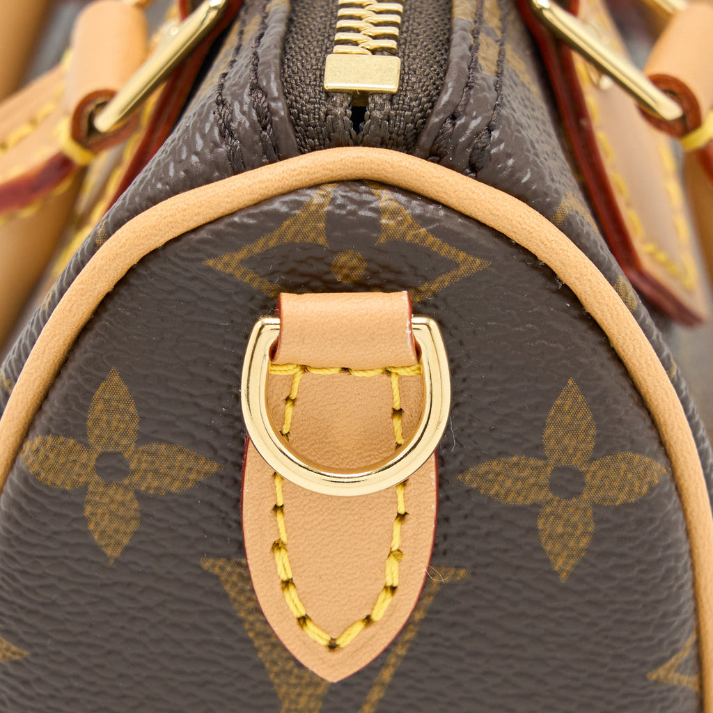 LOUIS VUITTON NANO SPEEDY MONOGRAM CANVAS GHW