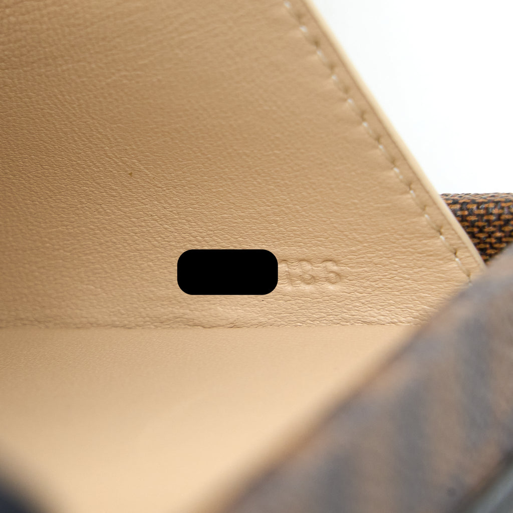LOUIS VUITTON PETITE MALLE DAMIER EBENE CANVAS GHW